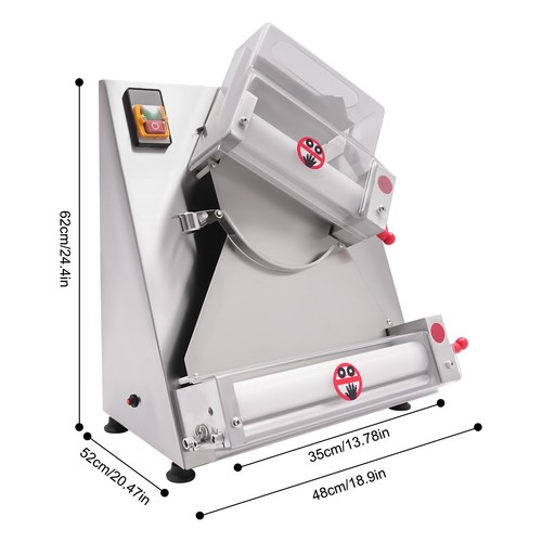 Pizza dough roller - 4"-12",